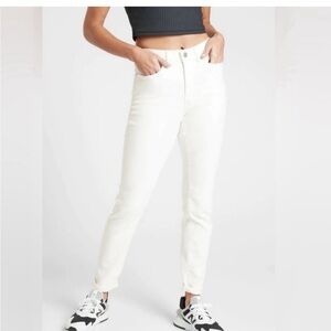 Athleta white skinny jeans like new size 2